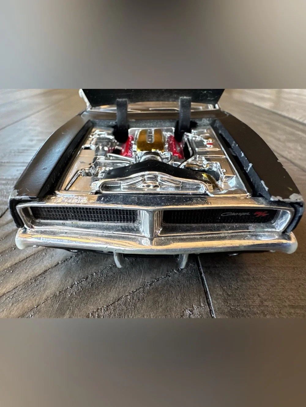 Dodge Charger Black/Red Die-Cast Muscle Car - Kids Toy Car